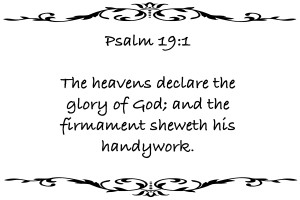 Psalm 19 1 3WB